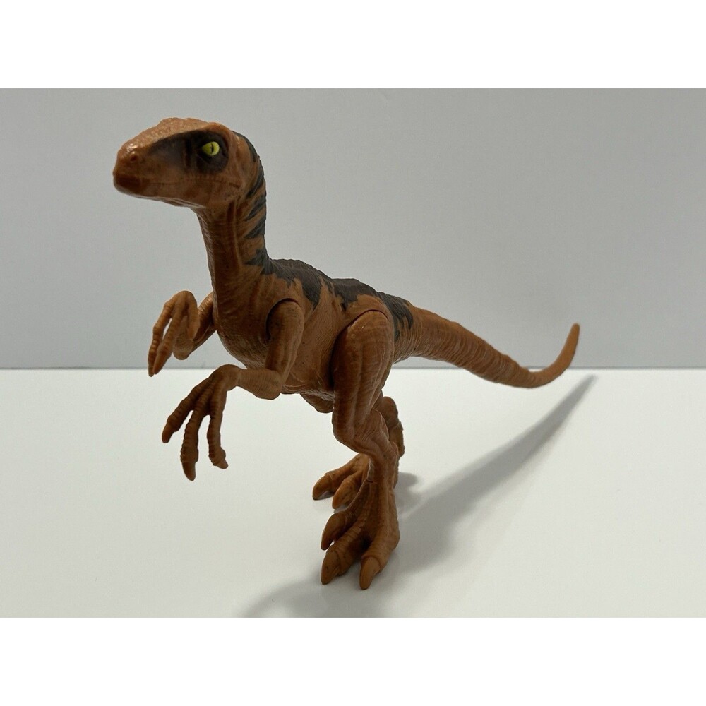 Jurassic World Basic 14" Velociraptor Action Figure Orange Dinosaur